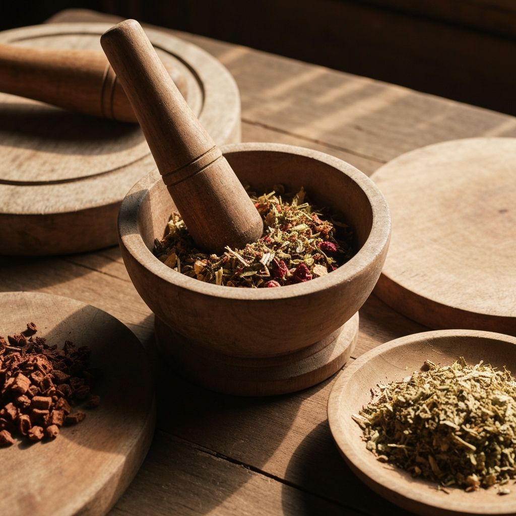 Dried mixed root blend